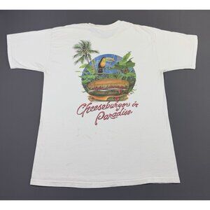 Rare Vintage 90s Margaritaville Myrtle Beach Cheeseburger In Paradise Art Promo